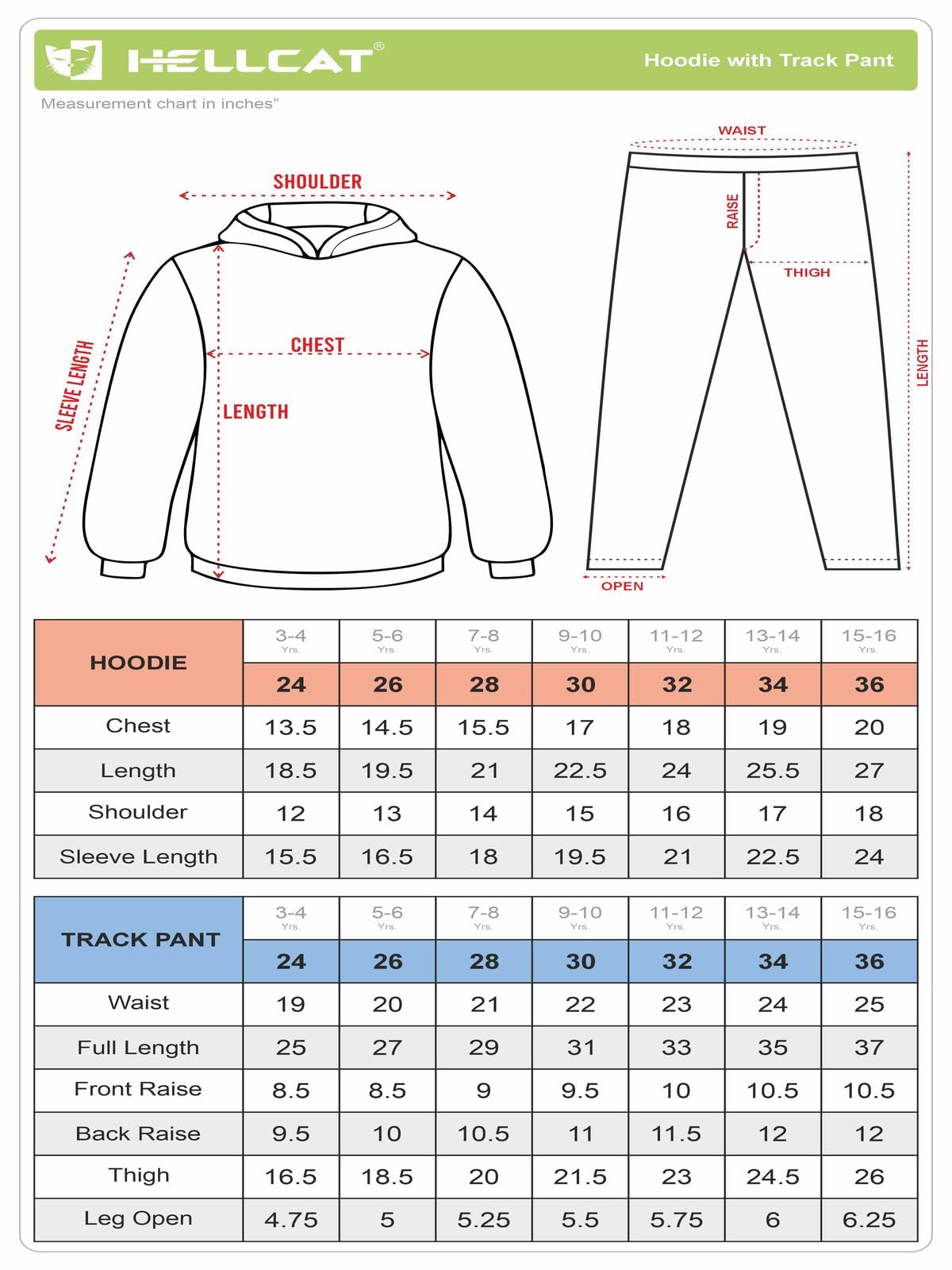 HELLCAT Trendy Co-ords With Hoodie Sweatshirt and Trackpant Clothing Set for Girls_ Dark Grey_7-8Years
