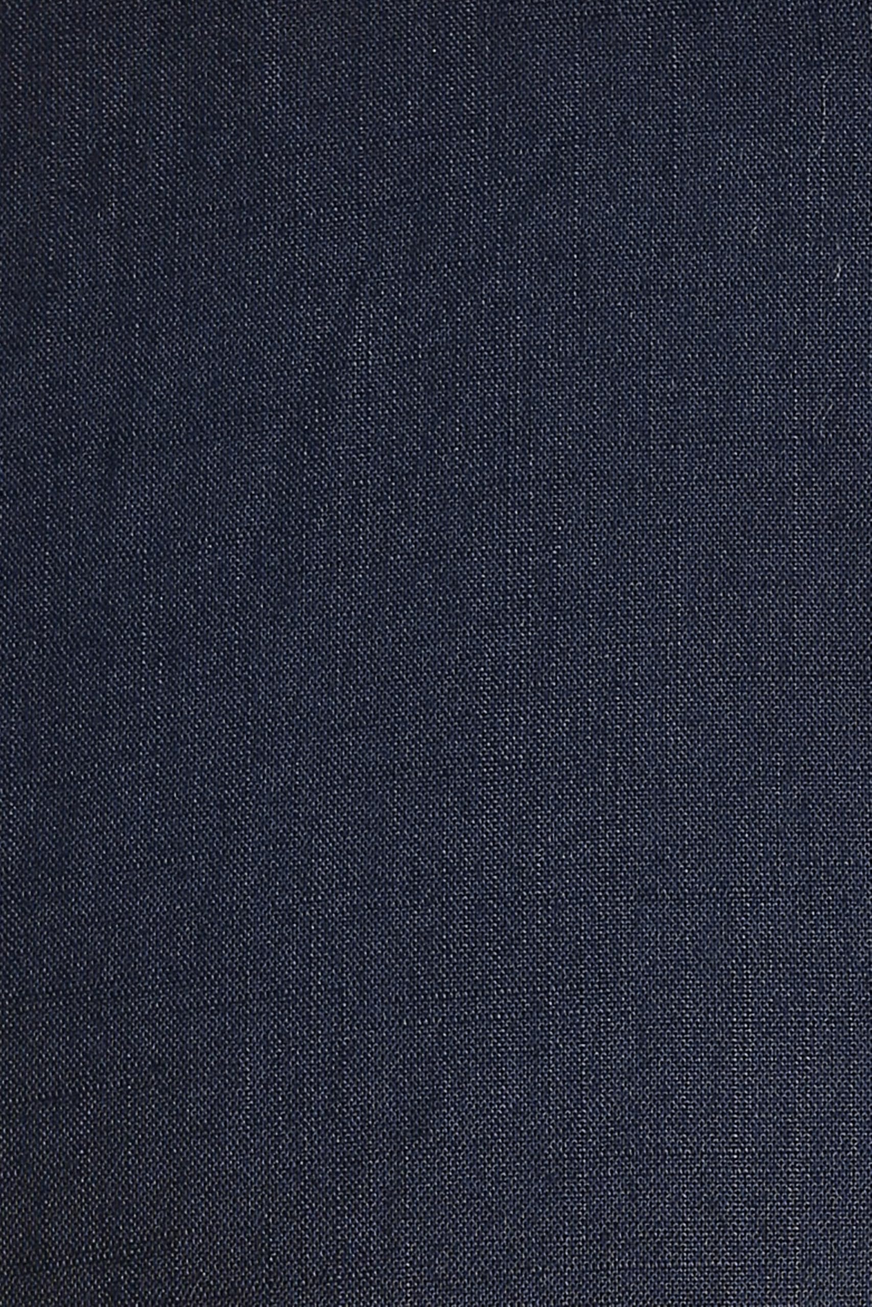 Louis Philippe Men Navy Solid Full Sleeves Casual Shirt