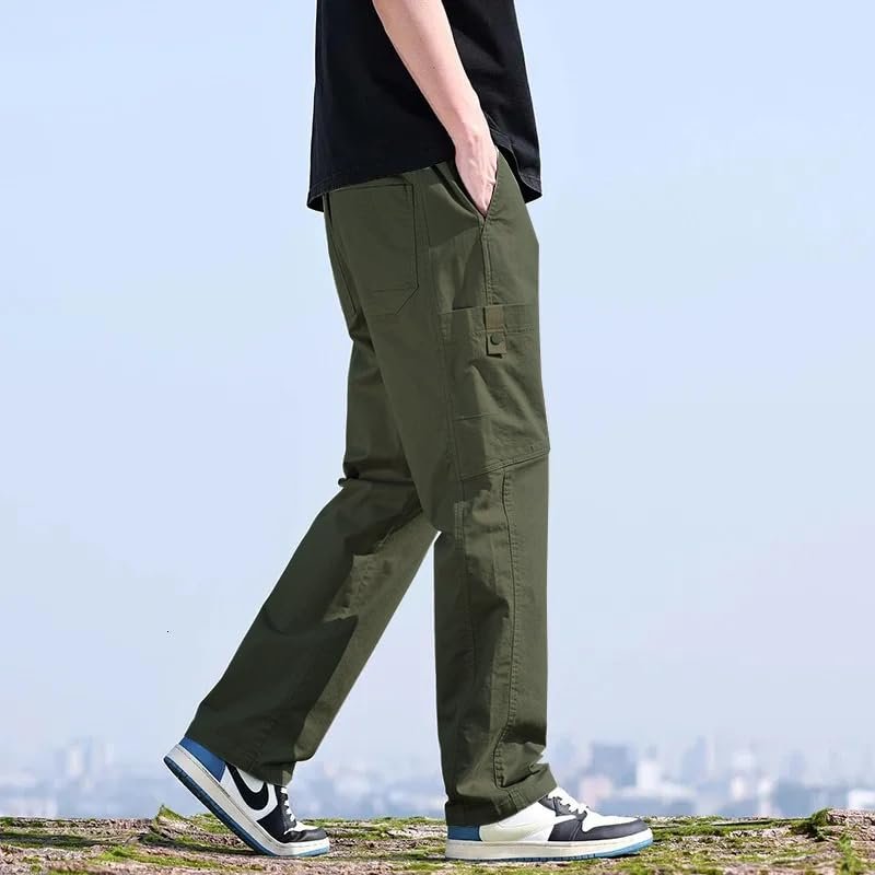 LOUIS SENSE Mens REGULER FIT Cargo Pant || Cargo for Men || Casual Trouser || Joggers Pant || (CARGO-03) (in, Numeric, 36, Standard, Green) - Image 3