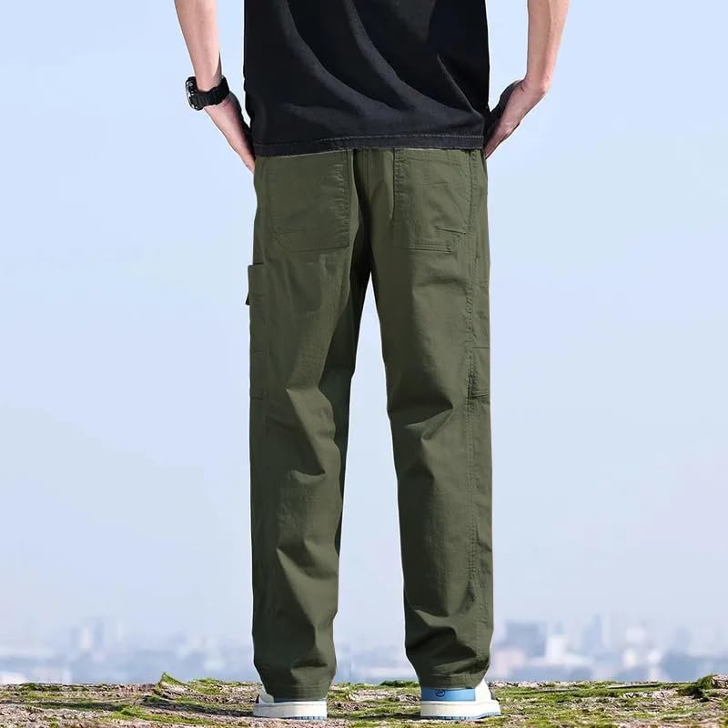 LOUIS SENSE Mens REGULER FIT Cargo Pant || Cargo for Men || Casual Trouser || Joggers Pant || (CARGO-03) (in, Numeric, 36, Standard, Green) - Image 4