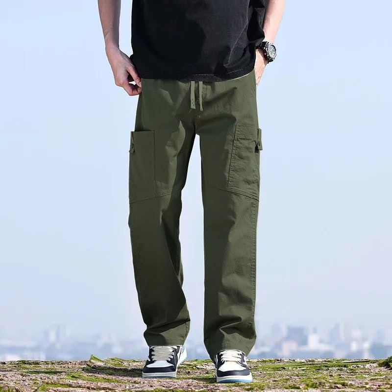 LOUIS SENSE Mens REGULER FIT Cargo Pant || Cargo for Men || Casual Trouser || Joggers Pant || (CARGO-03) (in, Numeric, 36, Standard, Green) - Image 6